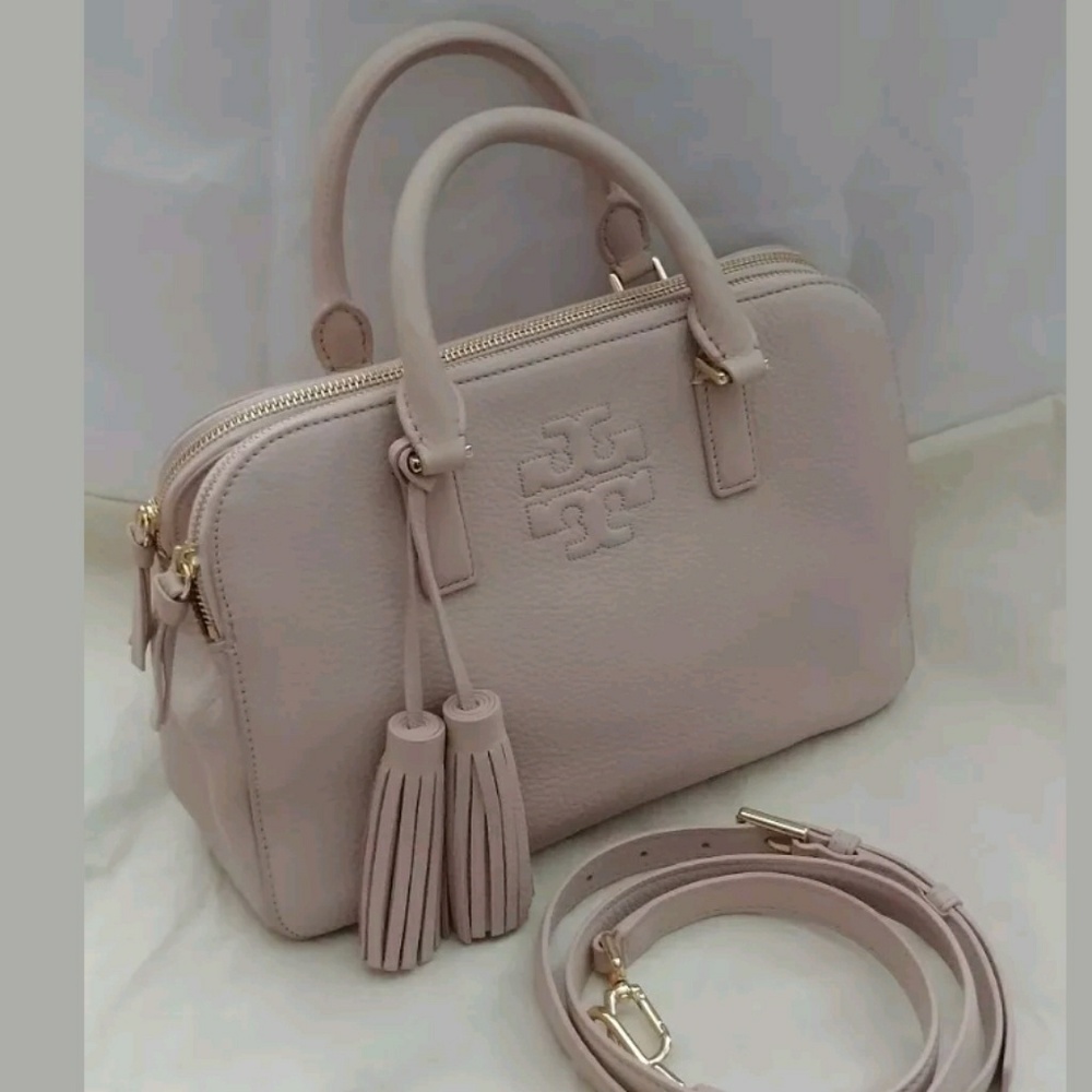 Tory Burch Sm Thea Round Satchel Blush Pink